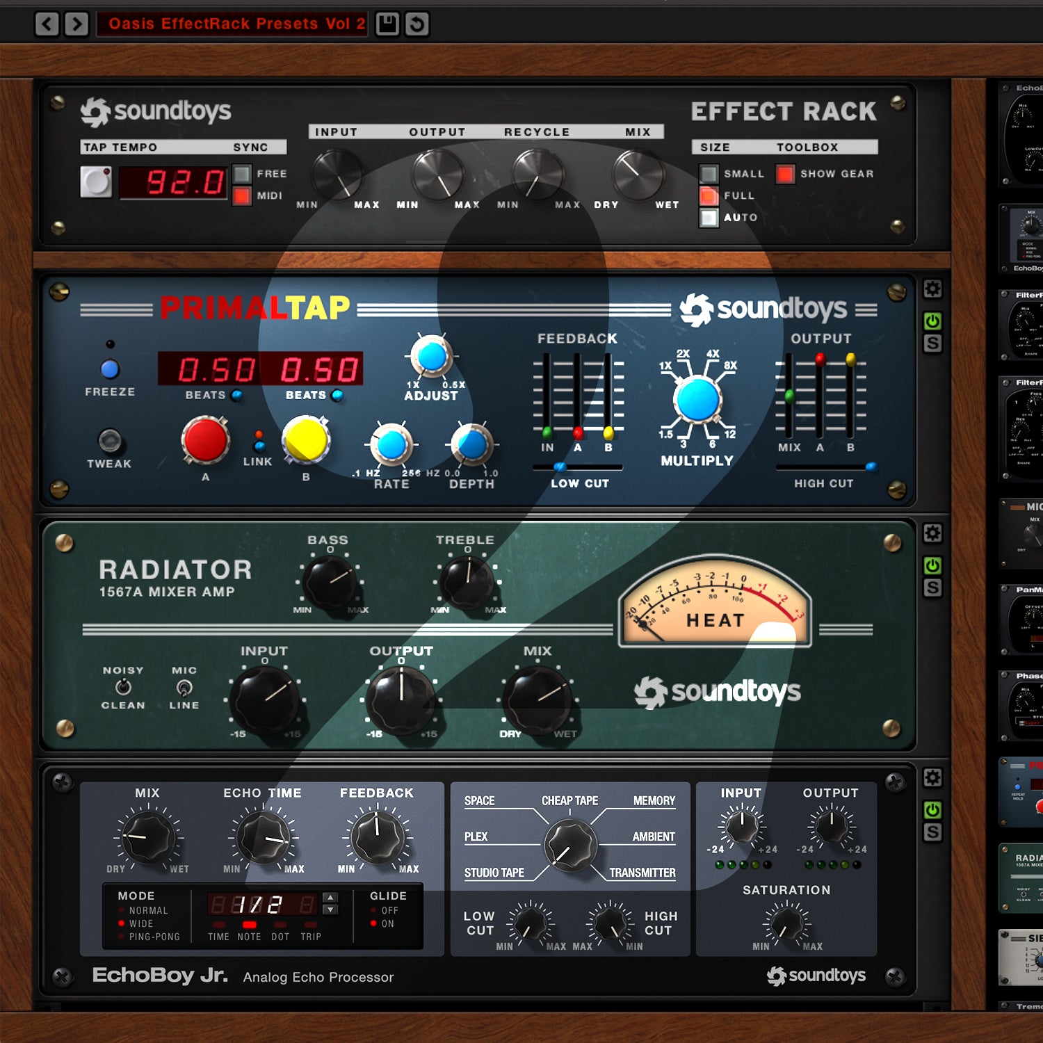 Oasis EffectRack Presets Volume 2
